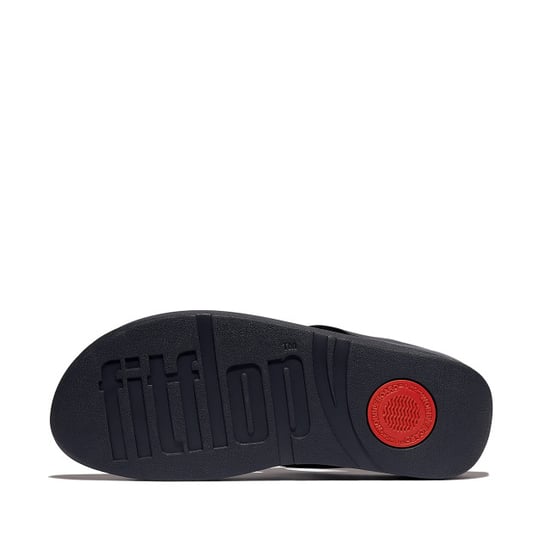 FitFlop Fino multi-stone leather toe-post sandals - Image 5