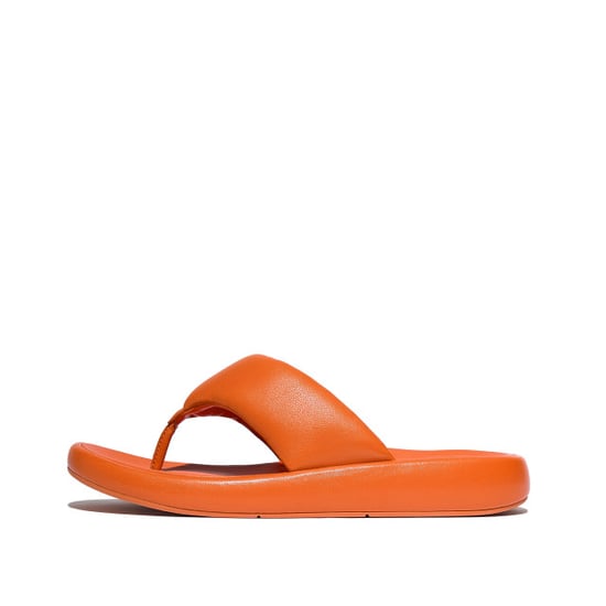 FitFlop Iqushion d-luxe padded leather toe-post sandals - Image 4