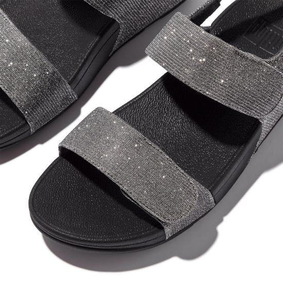 FitFlop Lulu adjustable shimmerlux back-strap sandals - Image 5