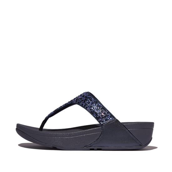 FitFlop Lulu crystal-mix toe-post sandals - Image 5
