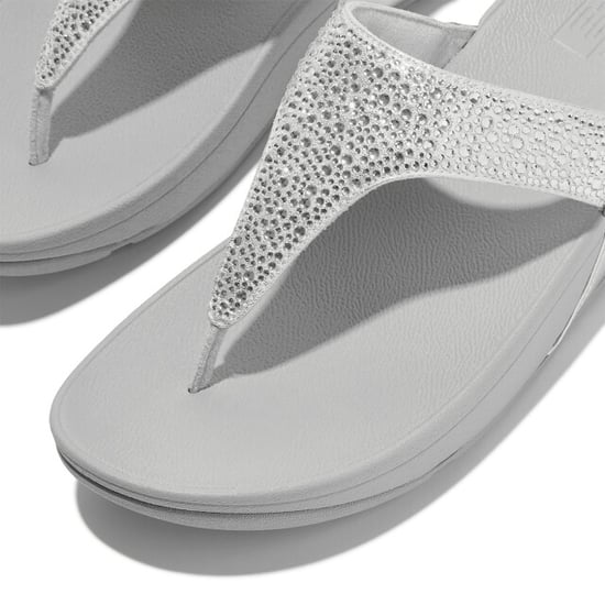 FitFlop Lulu crystal-mix toe-post sandals - Image 4
