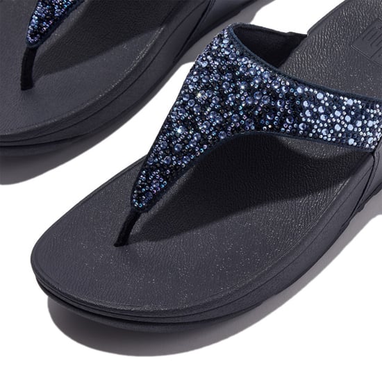 FitFlop Lulu crystal-mix toe-post sandals - Image 6