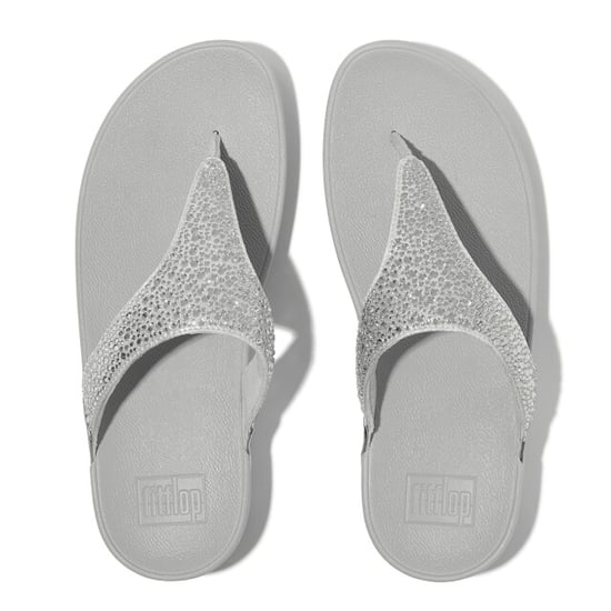 FitFlop Lulu crystal-mix toe-post sandals - Image 5