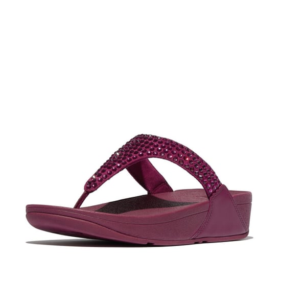 FitFlop Lulu maxi-crystal toe-post sandals - Image 1
