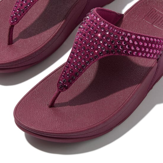FitFlop Lulu maxi-crystal toe-post sandals - Image 5