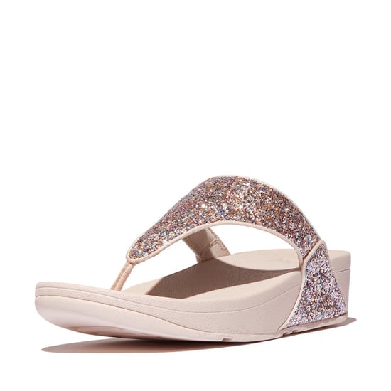 FitFlop Lulu multi-tonal glitter toe-post sandals - Image 3