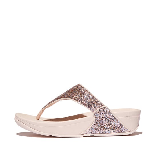 FitFlop Lulu multi-tonal glitter toe-post sandals - Image 4