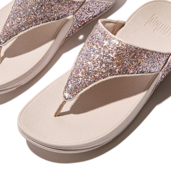 FitFlop Lulu multi-tonal glitter toe-post sandals - Image 5