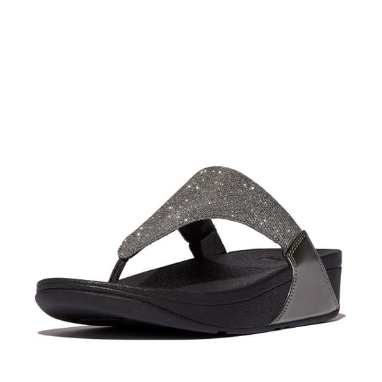 FitFlop Lulu shimmerlux toe-post sandals - Image 3