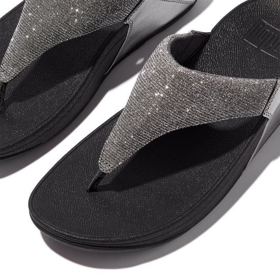 FitFlop Lulu shimmerlux toe-post sandals - Image 5