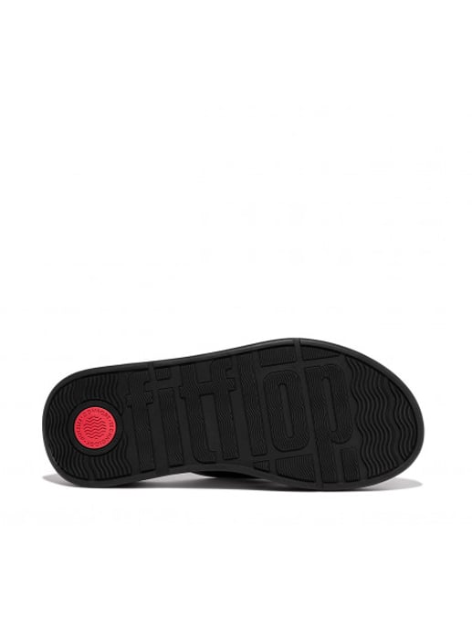 FitFlop F-mode leather flatform cross slides - Image 4