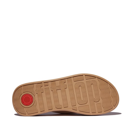 FitFlop F-mode leather flatform cross slides - Image 6