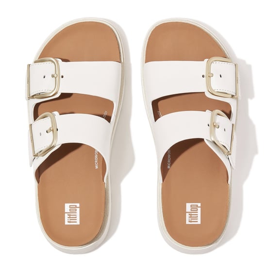 FitFlop Gen-ff buckle two-bar leather slides - Image 4