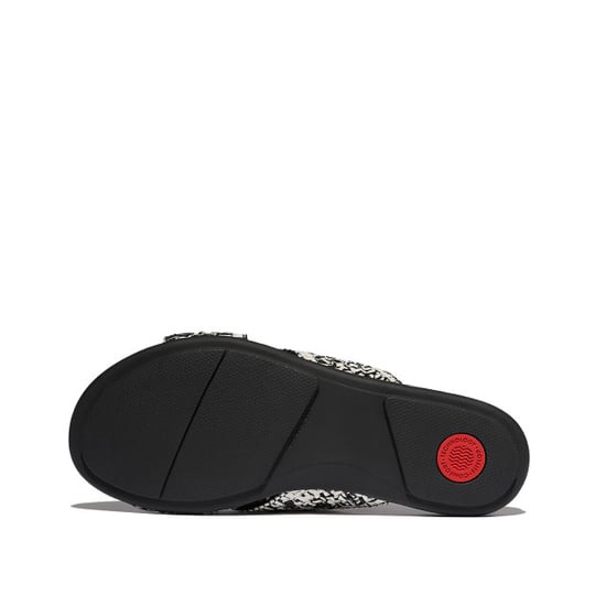 FitFlop Gracie woven cross slides - Image 4