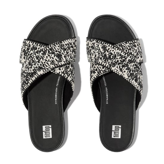 FitFlop Gracie woven cross slides - Image 5