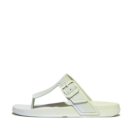 FitFlop Iqushion iridescent adjustable buckle flip-flops - Image 5