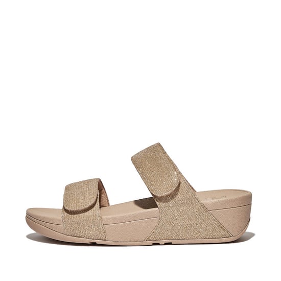 FitFlop Lulu adjustable shimmerlux slides - Image 4