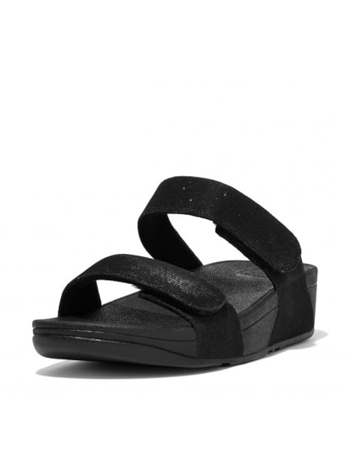 FitFlop Lulu adjustable shimmerlux slides - Image 1
