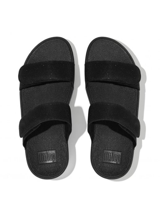 FitFlop Lulu adjustable shimmerlux slides - Image 5