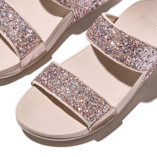 FitFlop Lulu multi-tonal glitter slides - Image 4