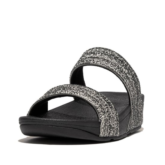 FitFlop Lulu shimmerweave slides - Image 3