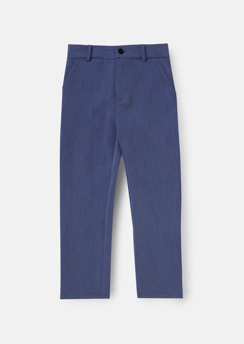 Lorenzo Blue Smart Trouser - Image 1