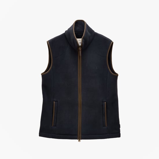 Joules Heritage Fleece Mens Gilet Navy - Image 1