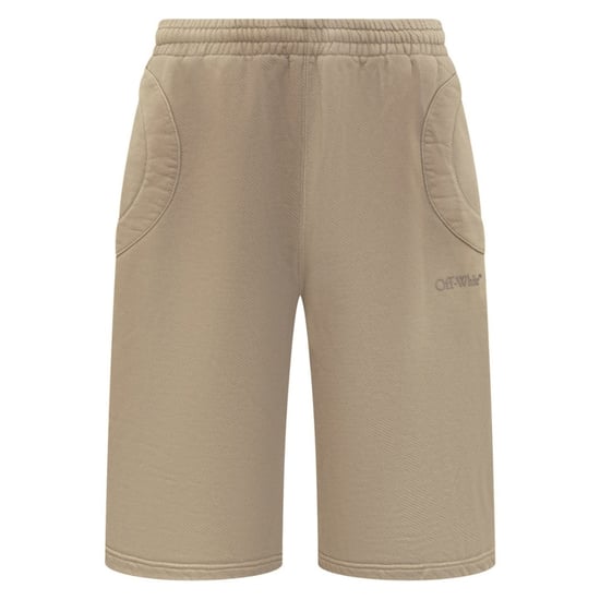 Off-white Laundry Circle Sweatshorts Beige - Image 1