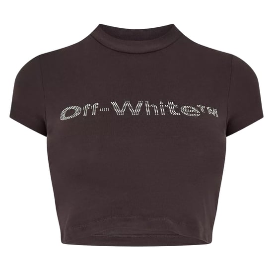 Off-white Bling Bounce 90s Fit T-shirt Donkergrijs - Image 1