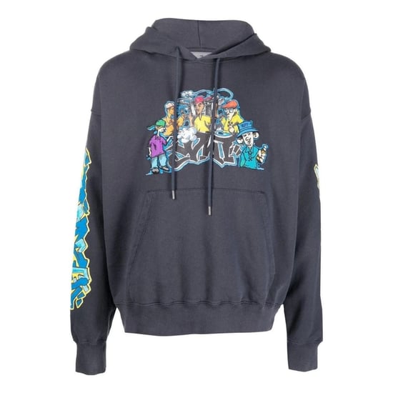 Off-white Graffiti Pupp Skate Hoodie Outerspace - Image 1