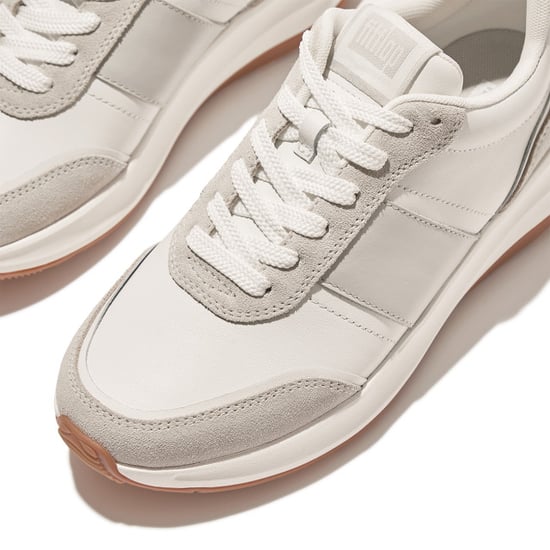 FitFlop F-mode flow sneaker leather & suede mix - Image 5