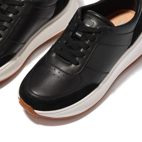 FitFlop F-mode leather/suede flatform sneakers - Image 5