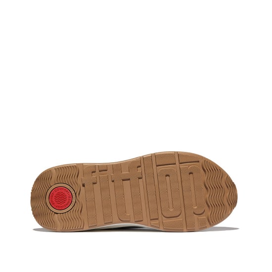 FitFlop F-mode suede/knit flatform slip-on laced sneakers - Image 4