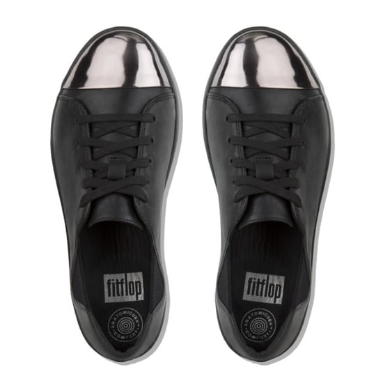 FitFlop F-sporty™ mirror-toe sneaker leather - Image 2