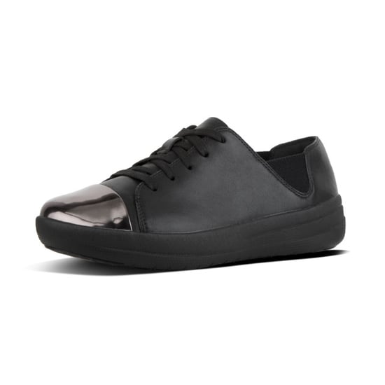 FitFlop F-sporty™ mirror-toe sneaker leather - Image 3
