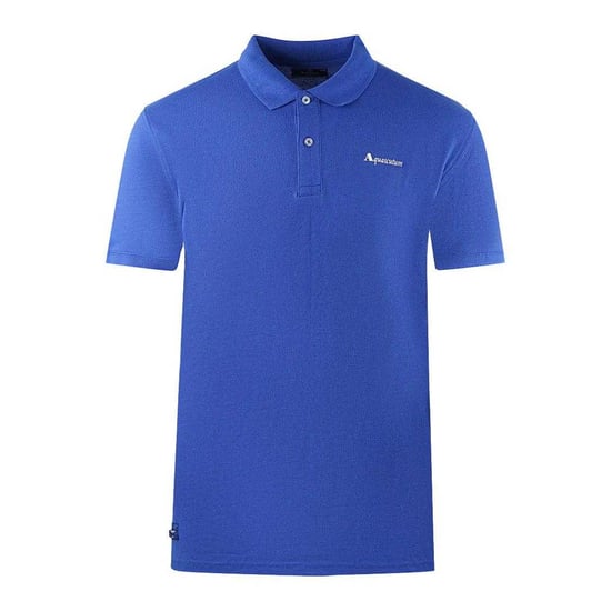 Aquascutum Unisex Adult Plain Logo Polo Shirt (Royal Blue) - Image 1