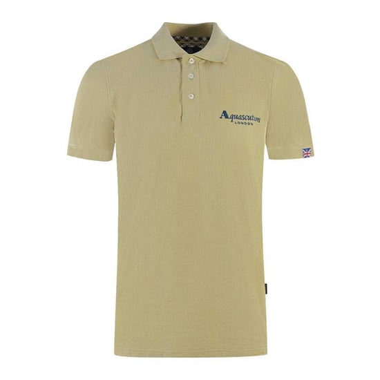 Aquascutum Volwassen unisex poloshirt London 1851 (Beige) - Image 1