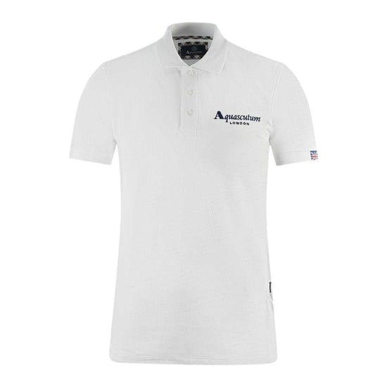 Aquascutum Unisex Volwassen Londen Classic Polo Shirt (Wit) - Image 1