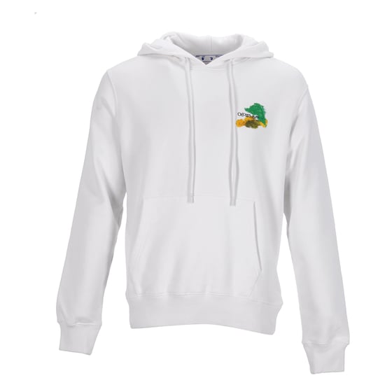 Off-White Hoodie white with print - Image 1