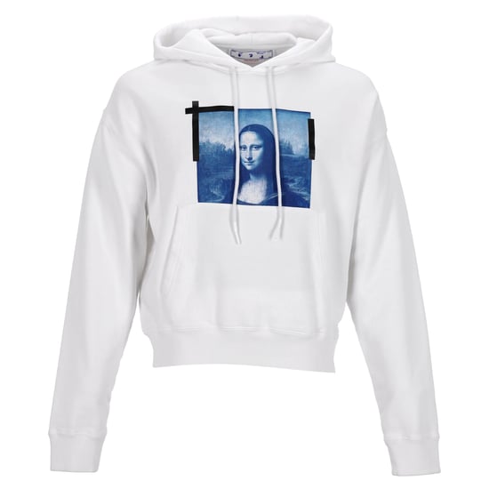 Off-White Hoodie with Mona Lisa-Print - Image 1