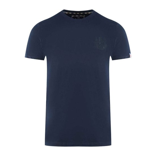 Aquascutum Heren Londen Aldis Tonal Logo T-Shirt (Marineblauw) - Image 1