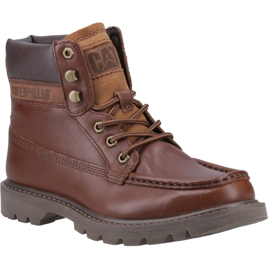 CAT Lifestyle Colorado Moc Toe Leren Herenschoenen Nuthatch Enkelboots - Image 1