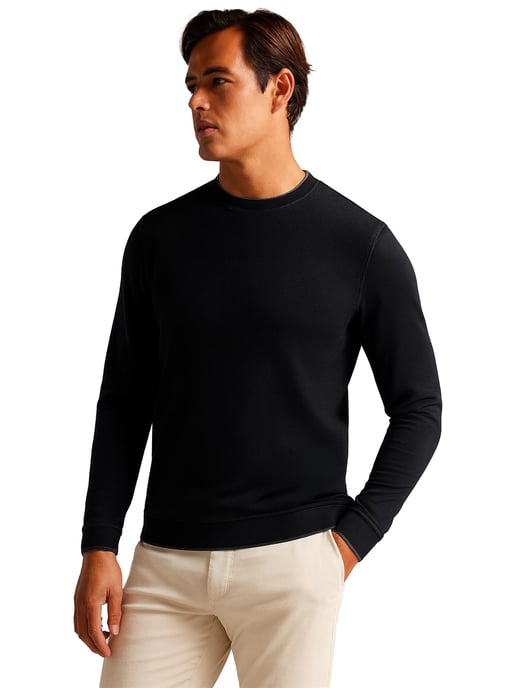 Ted Baker | Heren Gebreide Voorkant Sweatshirt - RAKET - Image 1