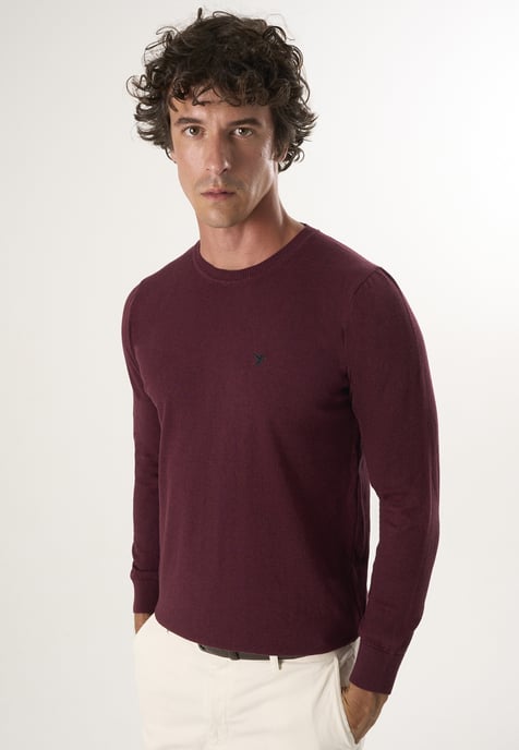 Pullover Crew Neck Sweater - Image 1