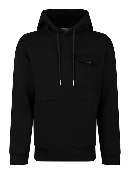 Luke 1977 Men's Four Oakes Oversized Hoodie in Black - Image 1
