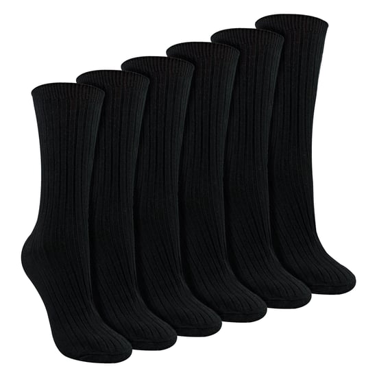 Dames 6-Pack 100% Katoenen Ademend Zachte Sokken - Image 1