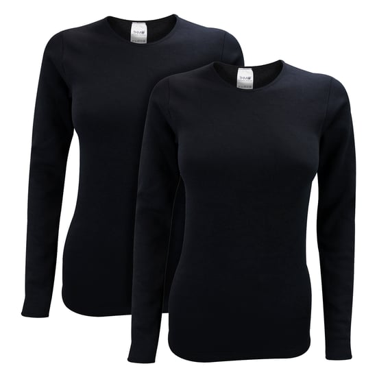 2 Pack Ladies Long Sleeved Thermal Top for Winter - Image 1