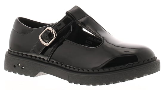 Princess Stardust Girls School Shoes Younger Scallop assorted - Image 1