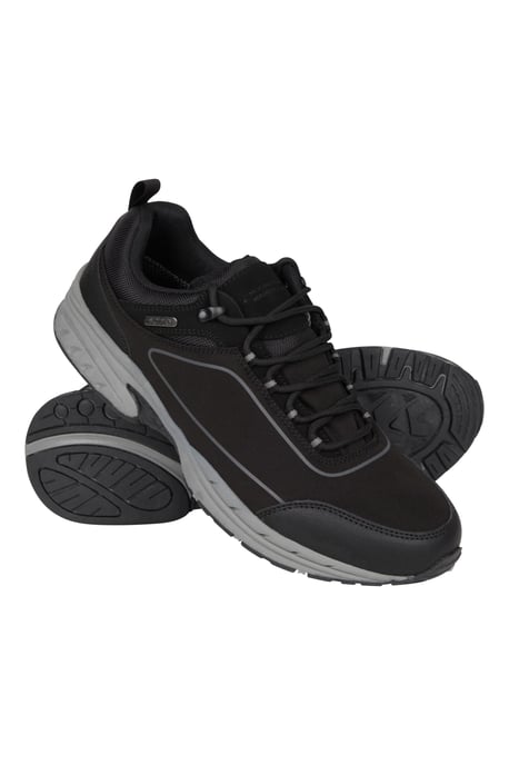 'Ramble' Mens Walking Shoes Waterproof Everyday Softshell IsoDry Charcoal - Image 1