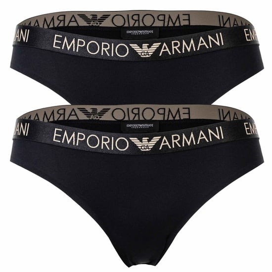 Emporio Armani Bi-Pack Iconische Microfiber Slip - Image 1